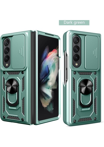 Samsung Galaxy Z Fold 4 Parmak Yüzük Zırh Kılıf Kapak Için (Yurt Dışından)