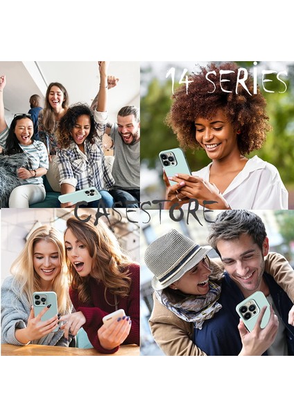 Iphone 14 Pro Max 6.7inç Uyumlu Kamera Lens Çıkıntılı Içi Kadife Silikon Soft Mat Renkli Liquid Yumuşak Şık Yeni Kapak Sıvı Süet