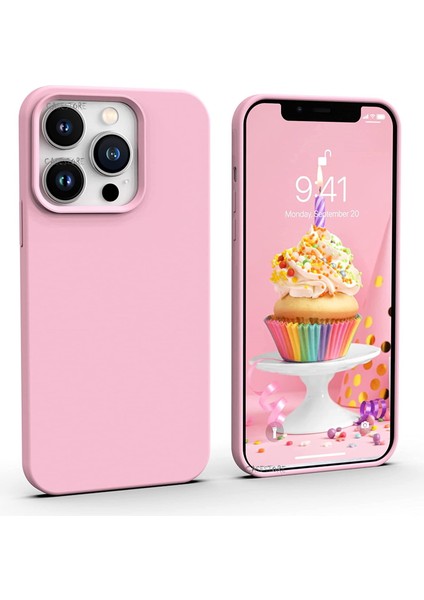Iphone 14 Pro 6.1inç Uyumlu Kamera Lens Çıkıntılı Içi Kadife Silikon Soft Mat Renkli Liquid Yumuşak Şık Yeni Kapak Sıvı Süet 2022