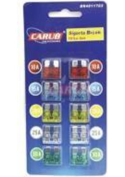 Carub Bıçak Sigorta Seti 10LU