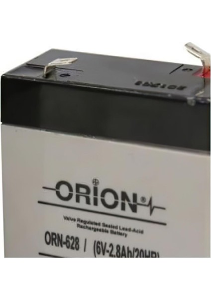 ORN628 6V 2.8AH BakıMsiz Kuru Akü