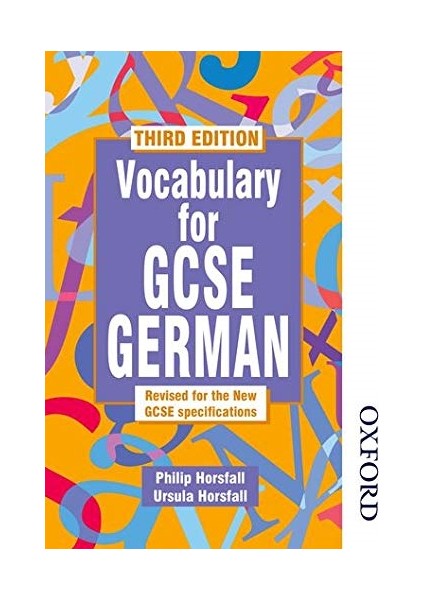 Vocabulary For Gcse German