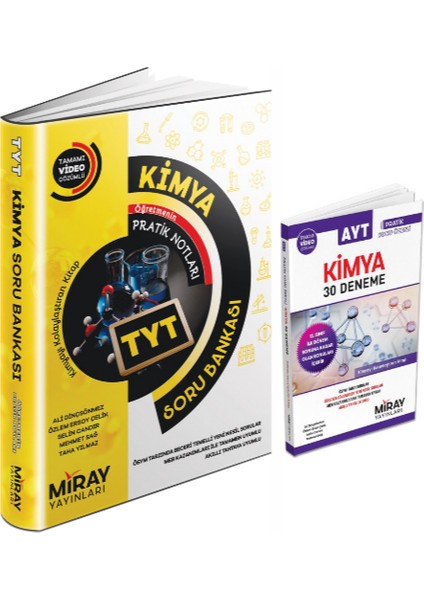 TYT Kimya Soru Bankası&AYT Kimya Deneme