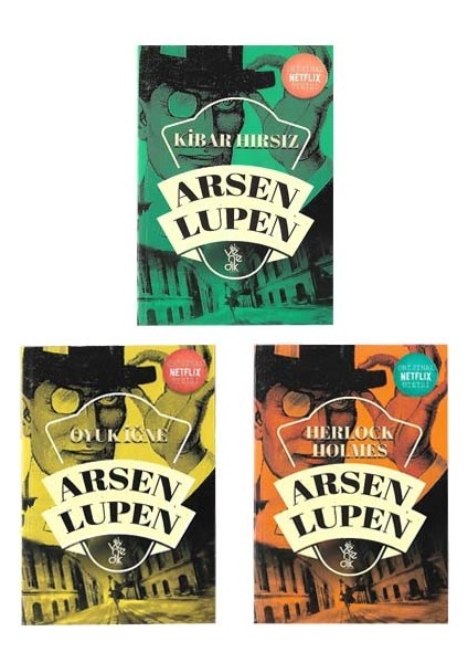 Arsen Lüpen 3 Lü Set Kitap