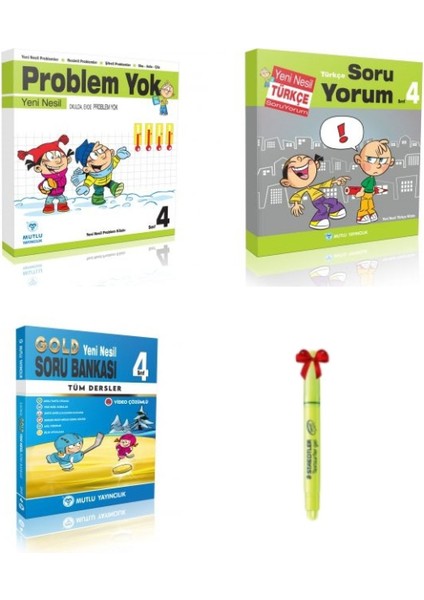 4. Sınıf Problem Yok Soru Yorum Gold Tüm Dersler Set