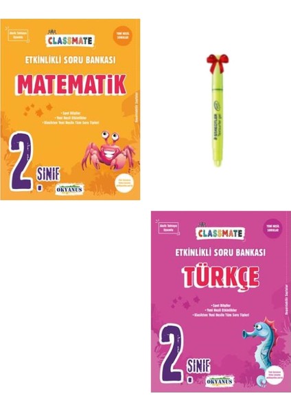 2. Sınıf Classmate Matematik ve Türkçe