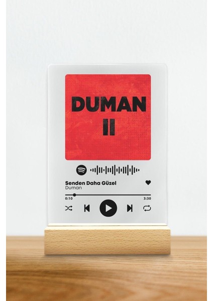 Duman - Senden Daha Güzel Spotify Barkodlu Plak (13X18CM)