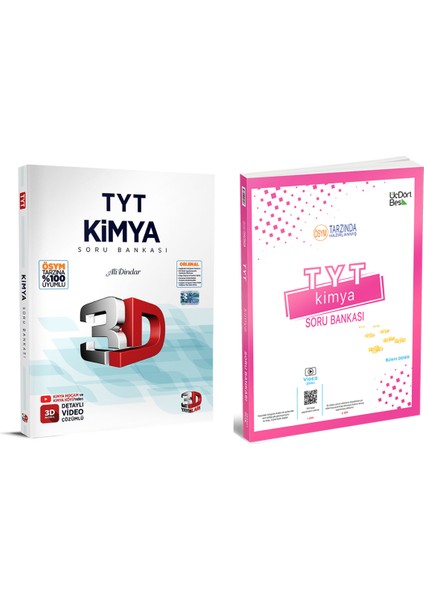 Tyt Kimya Soru Bankası Üç Dört Beş ve 3D Yayınları
