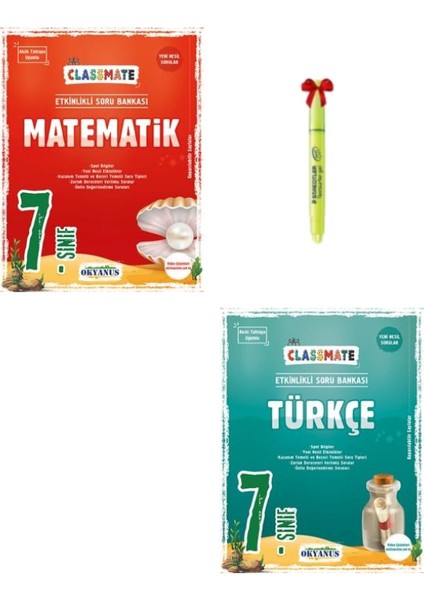 7. Sınıf Classmate Matematik Türkçe Soru Bankası