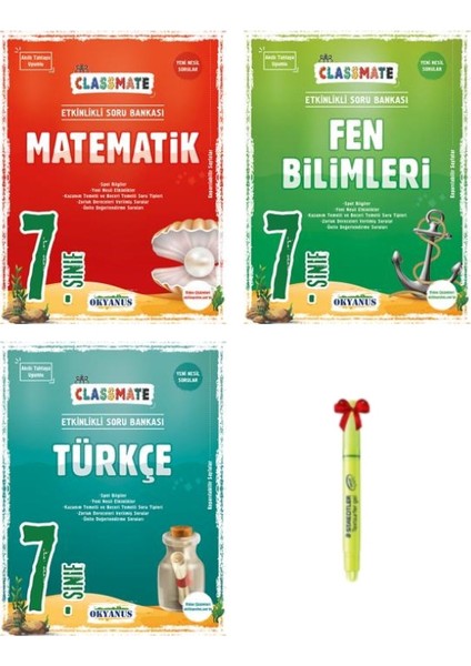 7. Sınıf Classmate Matematik Fen Bilimleri Türkçe Soru Bankası