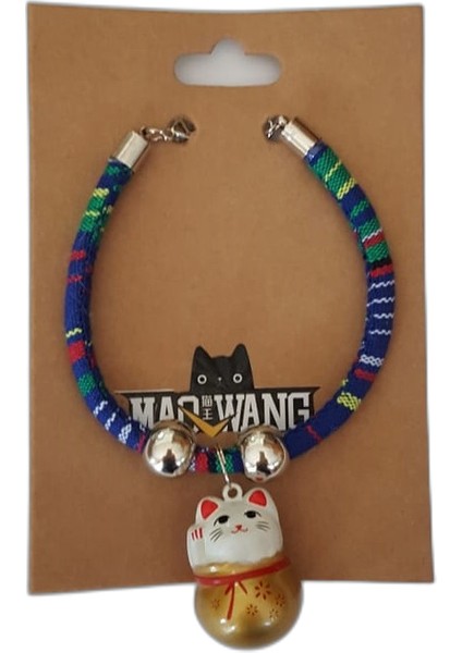 Özel Tasarım Zilli Kedi Kolyesi Kedi