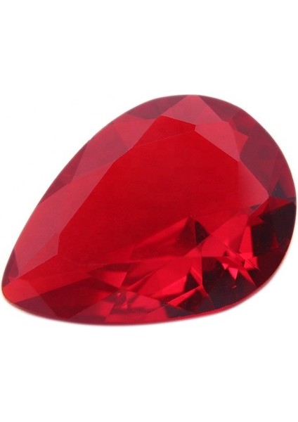 Armut Kesim Sentetik Taş 3X5MM 100 Adet Kırmızı