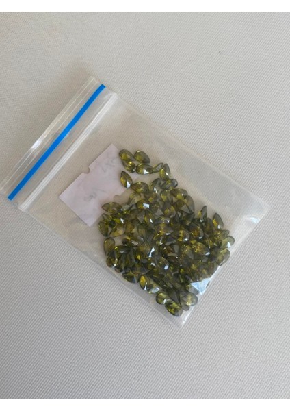 Armut Kesim Sentetik Taş 3X5MM 100 Adet Zeytin Yeşili modelleri