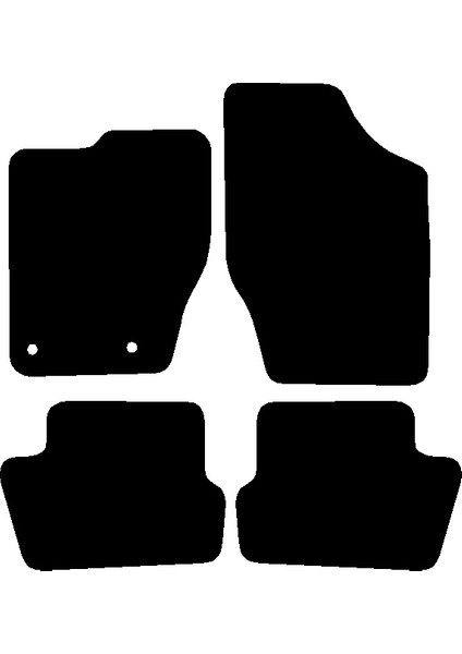 Citroen C4 2004-2010 Halı Paspas