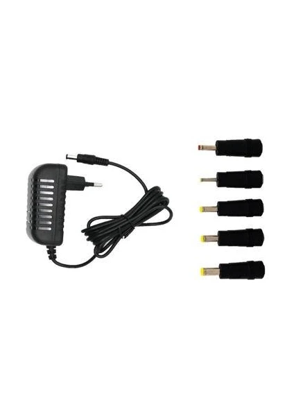 Wellpower 5V 2A Plastik Kasa Adaptör - Universal Çoklu Uç WP-0502PU