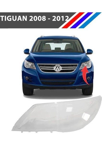 Vw Tiguan Ön Sol Far Camı Sürücü Tarafı 2008 - 2012 fiyatları