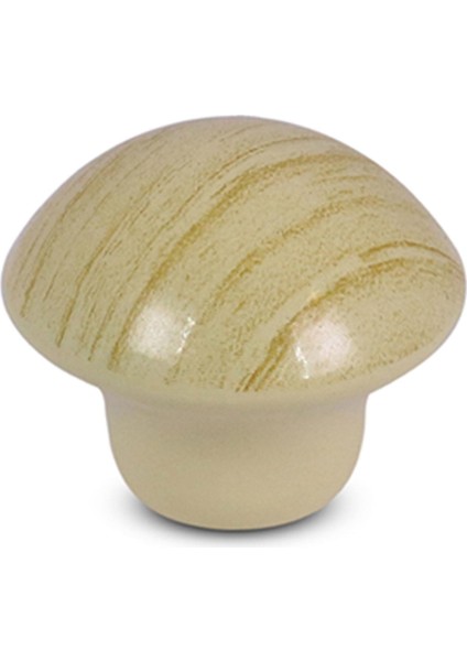 (10 Adet) Mantar Düğme Kulp Çekmece Dolap Kapak Kulpu Kulbu Çam