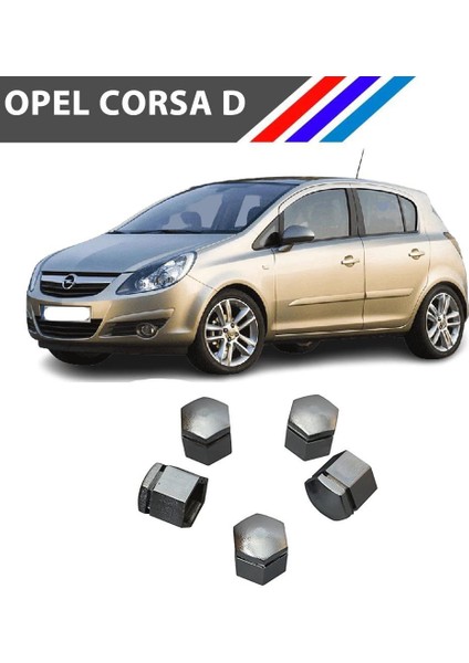 Opel Corsa D Bijon Kapağı 5 Adetli Set Krom Renk 1008209