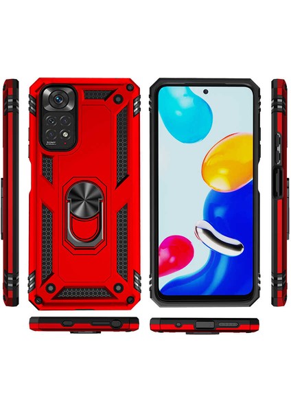Xiaomi Redmi Note 11S Global Kılıf Vega Tank Sert Yüzüklü Standlı Zırh Koruma Kapak fırsatları