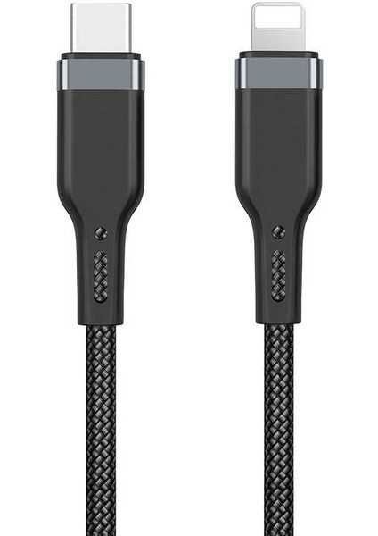 Platinum Serisi PT04 Lightning Pd Kablo 2.4A Hızlı Şarj Kablosu 2 Metre Data Kablo 480 Mbps