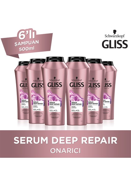 Serum Deep Repair Şampuan 500 Ml X 6 Adet