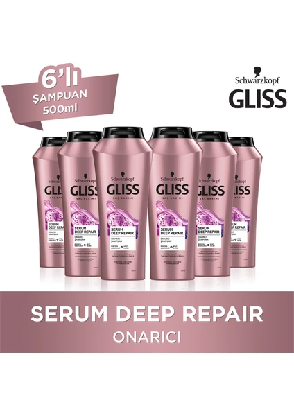 Serum Deep Repair Şampuan 500 Ml X 6 Adet