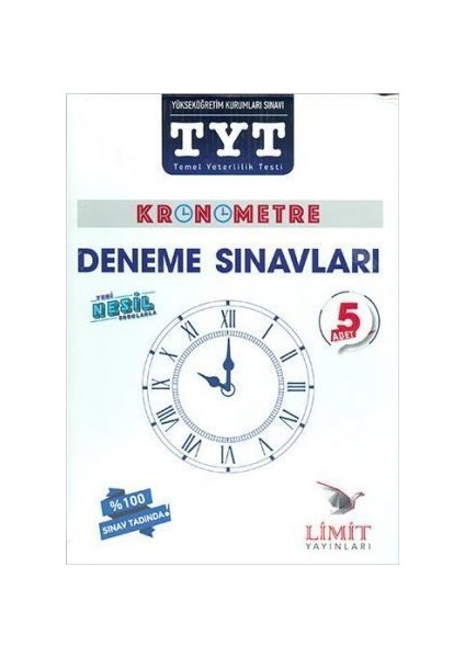 Limit Tyt Kronometre 5 Deneme