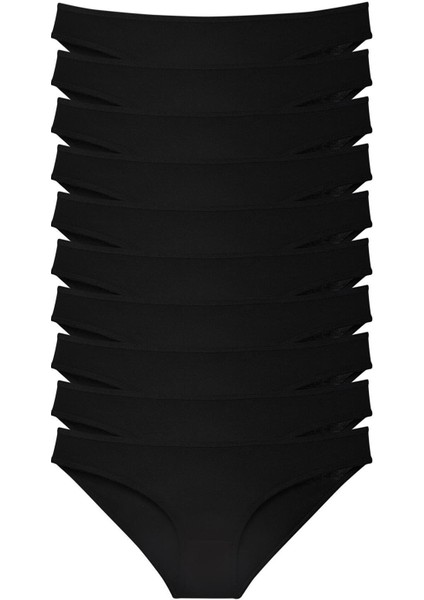 Kadın Günlük Bikini Külot Hijyenik Premium Paketinde Penye Esnek Kumaş