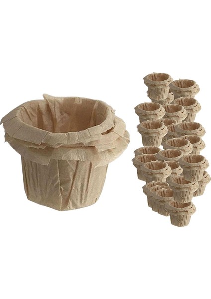 100 Adet Tek Kullanımlık Kahve Kağıdı Süzgeç Kahve Filtre Kağıdı 35 mm (Yurt Dışından)