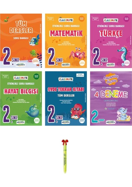 2. Sınıf Classmate Tüm Dersler Full Set ( 6 Kitap )