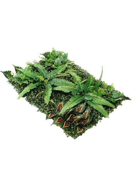 6x Yapay Çim Bitki Çiçek Duvarı Paneli Gelin Duş Partisi Dekor El Sanatları fırsatları