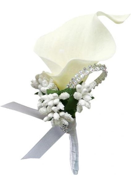 Gelin Buket Boutonniere Prom Corsage 3 Pcs