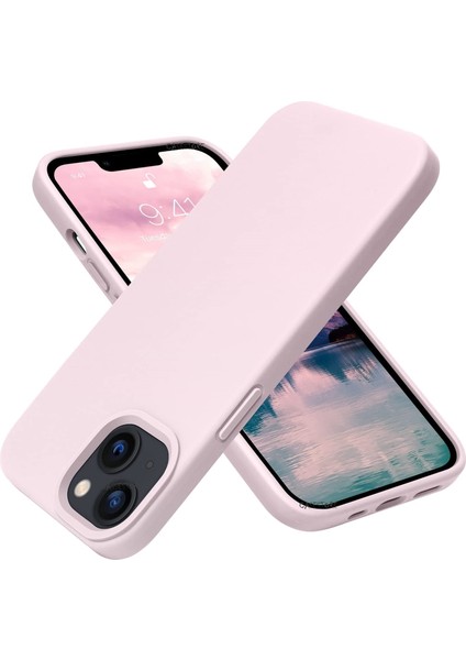 Iphone 14 6.1 Inç Uyumlu Kamera Lens Çıkıntılı Içi Kadife Silikon Soft Mat Renkli Liquid Yumuşak Şık Yeni Kapak Sıvı Süet (2022) Lansman