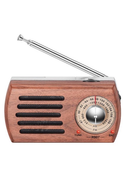 Taşınabilir Cep Am Fm Radyo Retro Ceviz Ahşap Pil Yürüyüş Jogging Spor Salonu Kamp Için 3.5mm Kulaklık Jack ile Kumandalı | Radyo (Yurt Dışından)