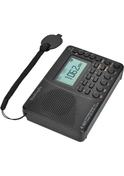 Radyo LCD Ekran Çok Fonksiyonlu Am / Fm / Sw Radyo Bluetooth Uyumlu Hoparlör Alıcı Teleskopik Anten Radyo | Radyo (Yurt Dışından)