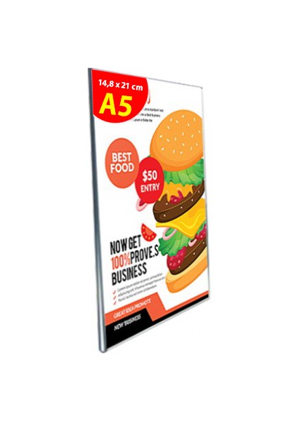 Şeffaf A5 Föylük -5 Adet