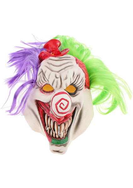 Red Hat Cadılar Bayramı Maskesi Cosplay Masquerade Party Props ile Komik Palyaço Maskeleri (Yurt Dışından)