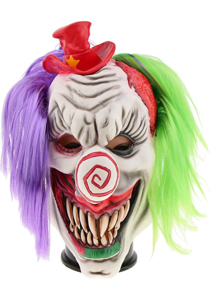 Red Hat Cadılar Bayramı Maskesi Cosplay Masquerade Party Props ile Komik Palyaço Maskeleri (Yurt Dışından)