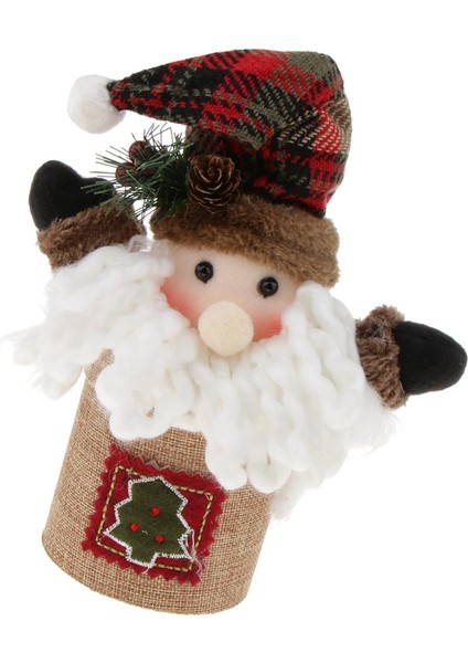 Noel Şeker Kutusu Claus Hediyeleri Paketler Konteyner Ana Partisi Masa Dekor Çocuk Hediyeleri - Noel Baba (Yurt Dışından)