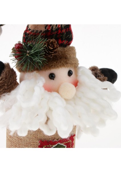 Noel Şeker Kutusu Claus Hediyeleri Paketler Konteyner Ana Partisi Masa Dekor Çocuk Hediyeleri - Noel Baba (Yurt Dışından)