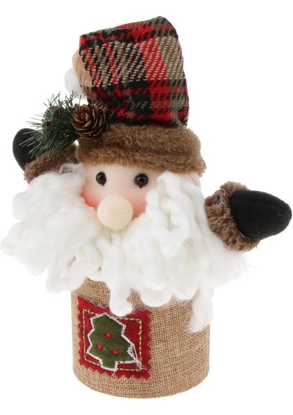 Noel Şeker Kutusu Claus Hediyeleri Paketler Konteyner Ana Partisi Masa Dekor Çocuk Hediyeleri - Noel Baba (Yurt Dışından)
