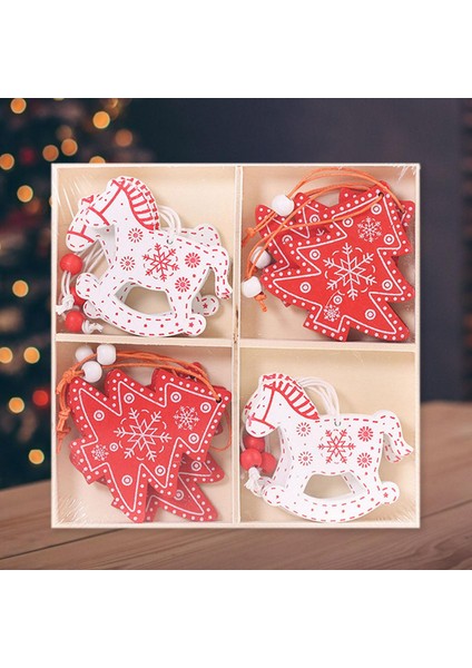 12X Noel Ağacı Dekorasyon Süsler Ev Için Küçük Kolye Rtyholiday Mix A (Yurt Dışından) indirimleri