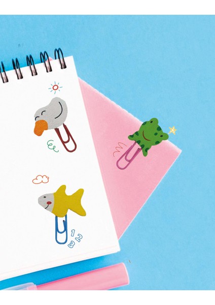 3'lü Ahşap Ataş (balık-kaz-kurbağa)