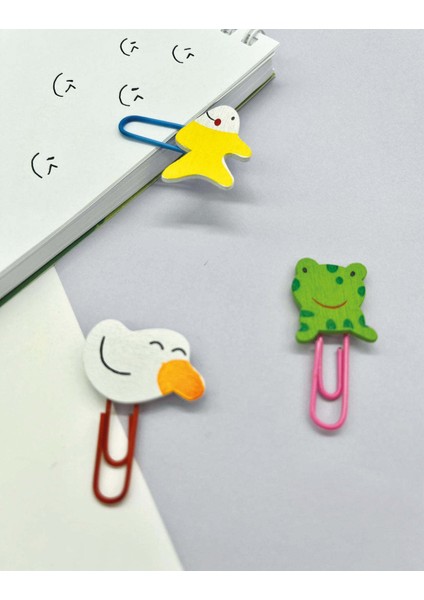 3'lü Ahşap Ataş (balık-kaz-kurbağa) indirimleri