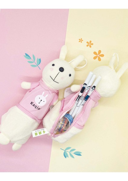 Pembe Tavşan Kumaş Kalem Kutu modelleri