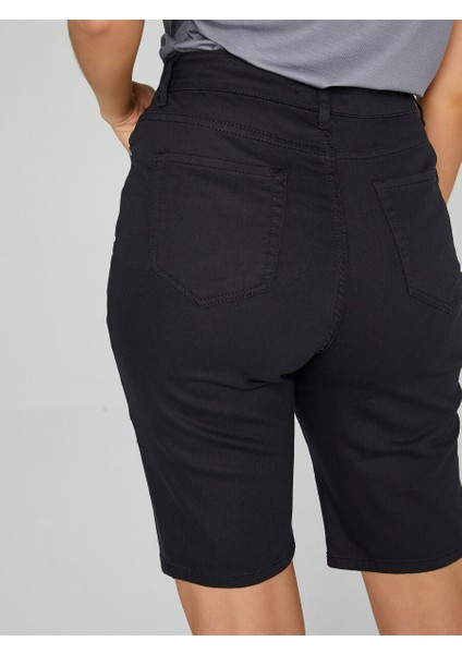 Normal Bel Slim Fit Şort 00061-2
