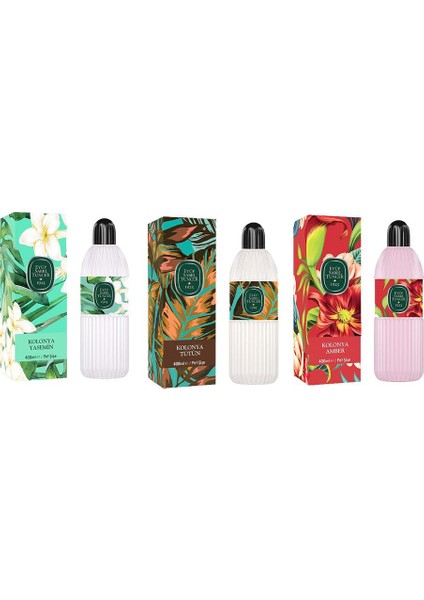 Kolonya Yasemin, Tütün ve Amber Pet Şişe 400 ml