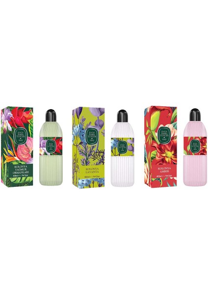 Kolonya Yağmur Ormanları, Lavanta ve Amber Pet Şişe 400 ml