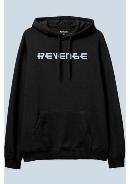 Revenge Love Siyah Oversize Kapüşonlu Sweatshirt Hoodie fiyatları