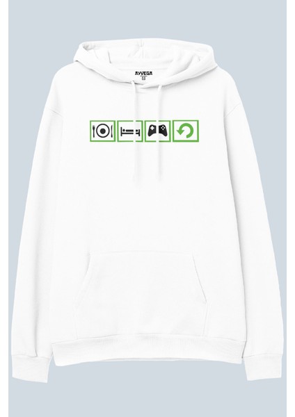 Ritual Beyaz Oversize Kapüşonlu Sweatshirt Hoodie fiyatları